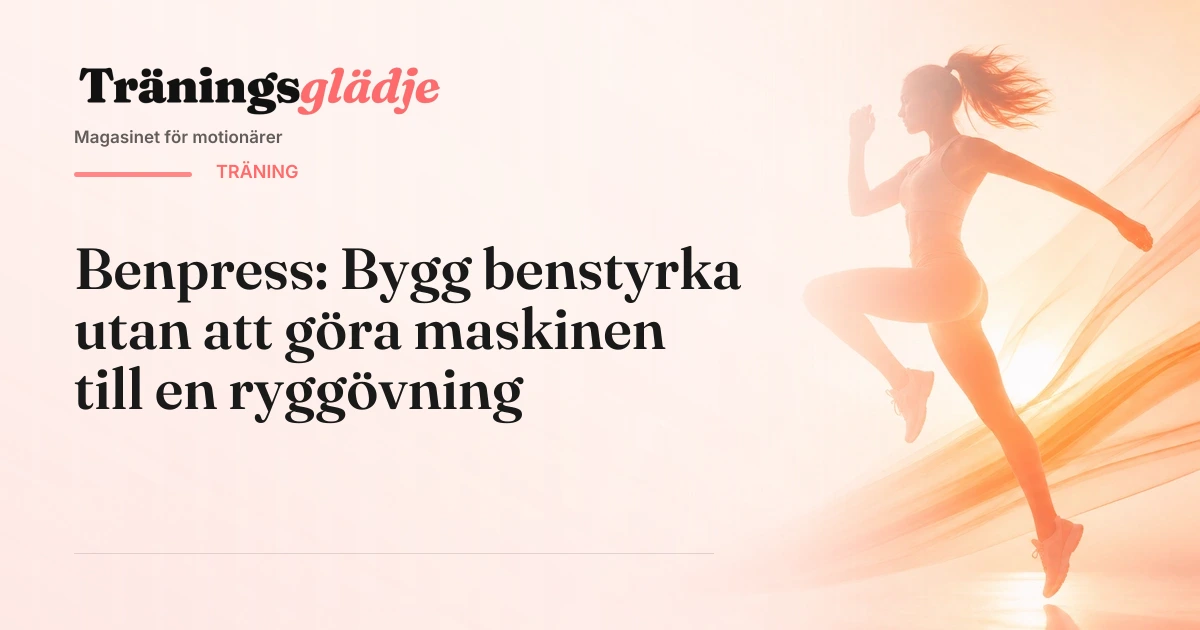 Benpressmaskin med viktplattor i gym utan personer