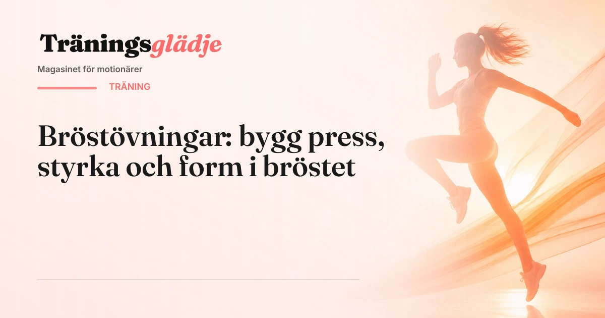 Person utför bänkpress för att träna bröstet