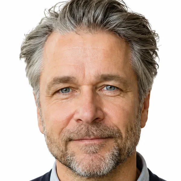 Porträtt av Linus Hjort